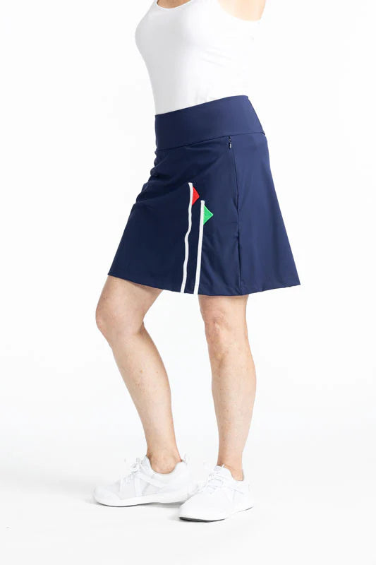 Kinona Navy Flagstick Golf Skort