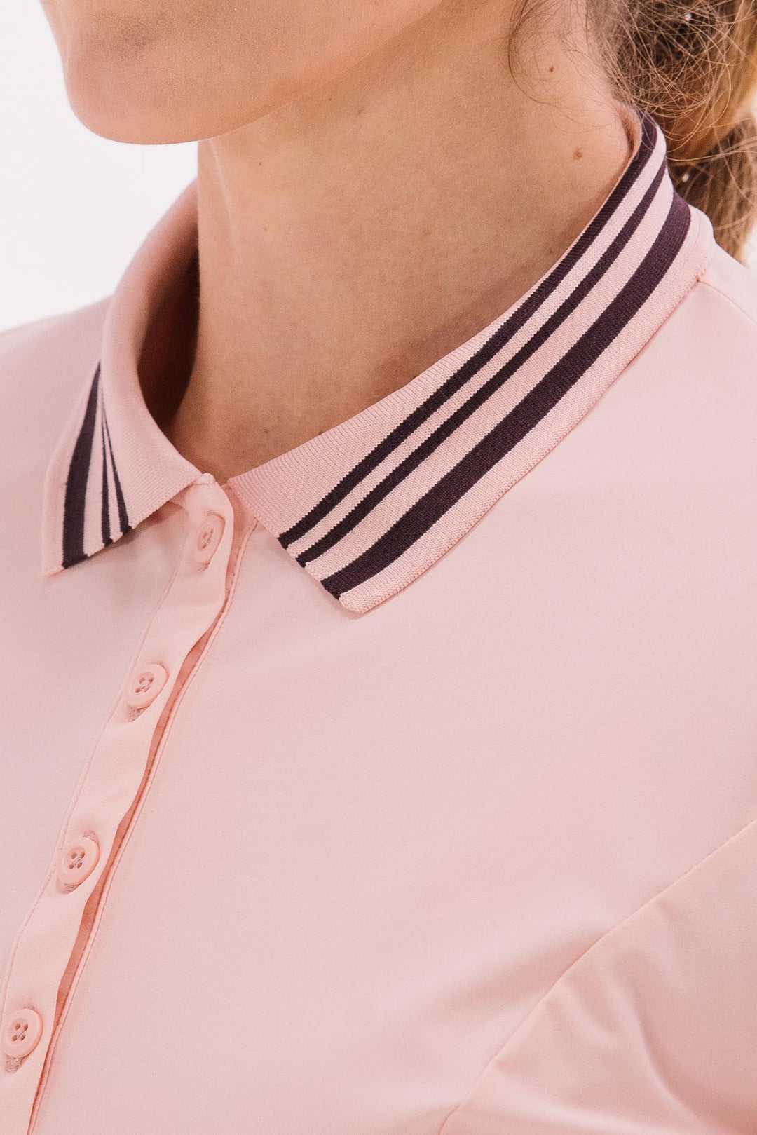 Foray Golf Heritage Rose Short Sleeve Polo - Powder Pink - Skorzie