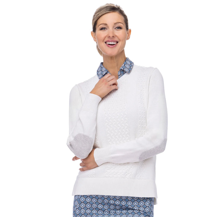 Belyn Key Edie Sweater - CHALK/ BISCOTTI - Skorzie