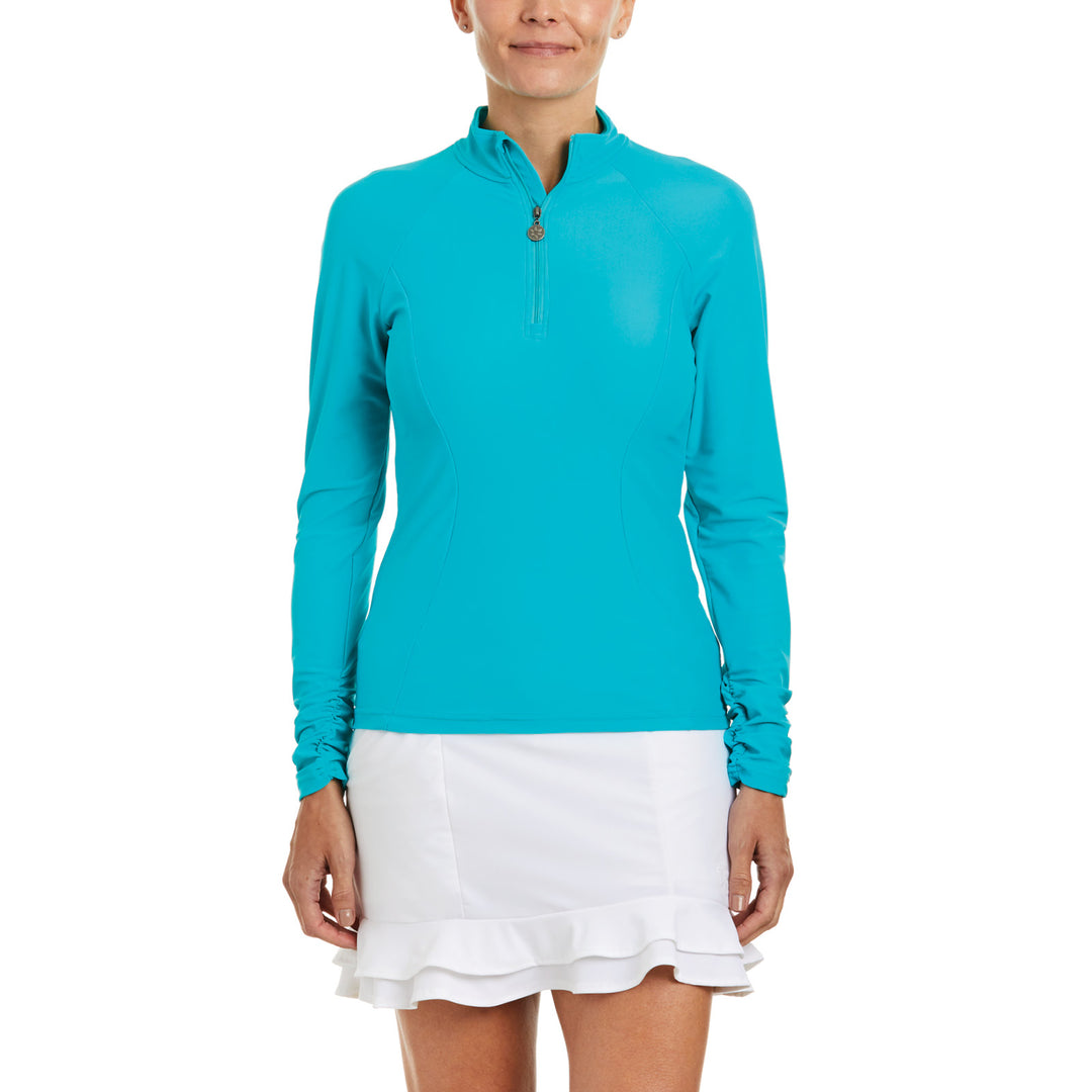 Tzu Tzu Sara Ocean Long Sleeve Top - Skorzie