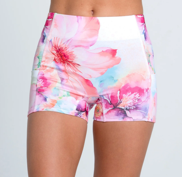 Lucky In Love Long Sleeve Dress - Painted Floral - Skorzie