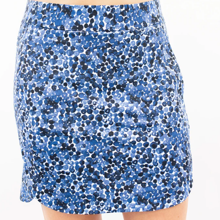 Belyn Key Panel Skort - Berry Print