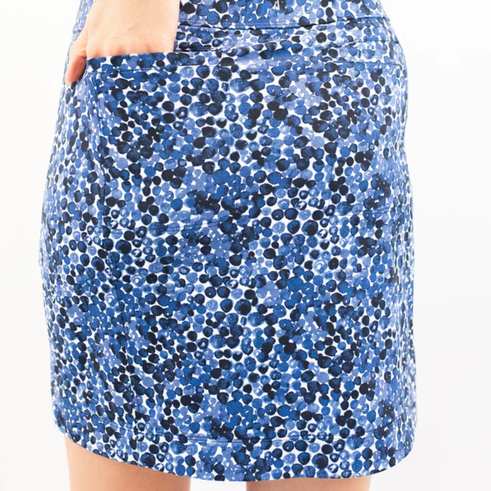 Belyn Key Panel Skort - Berry Print
