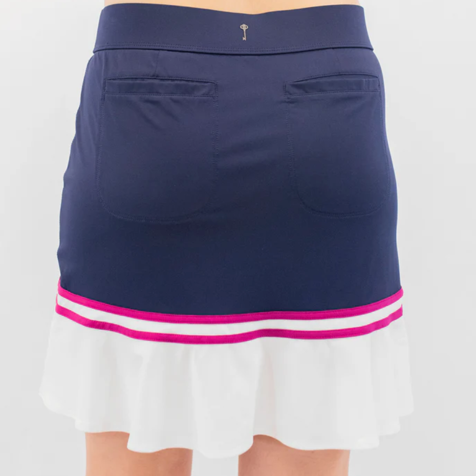 Belyn Key Billie Skort - Ink/Magenta/Chalk