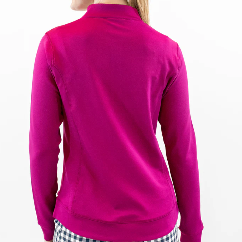 Belyn Key Abby Mock Long Sleeve - Magenta