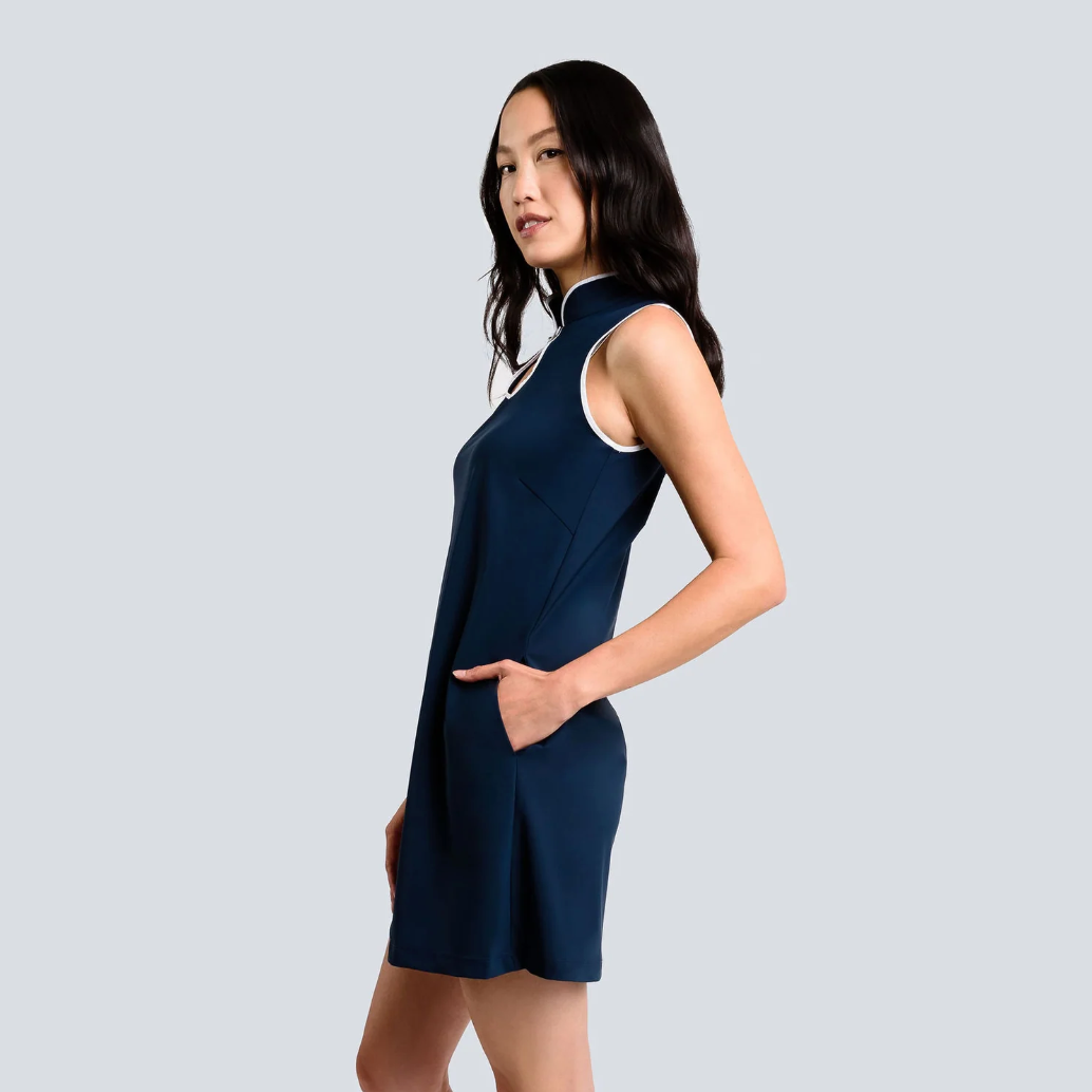 Jayebird Emily Dress - Navy