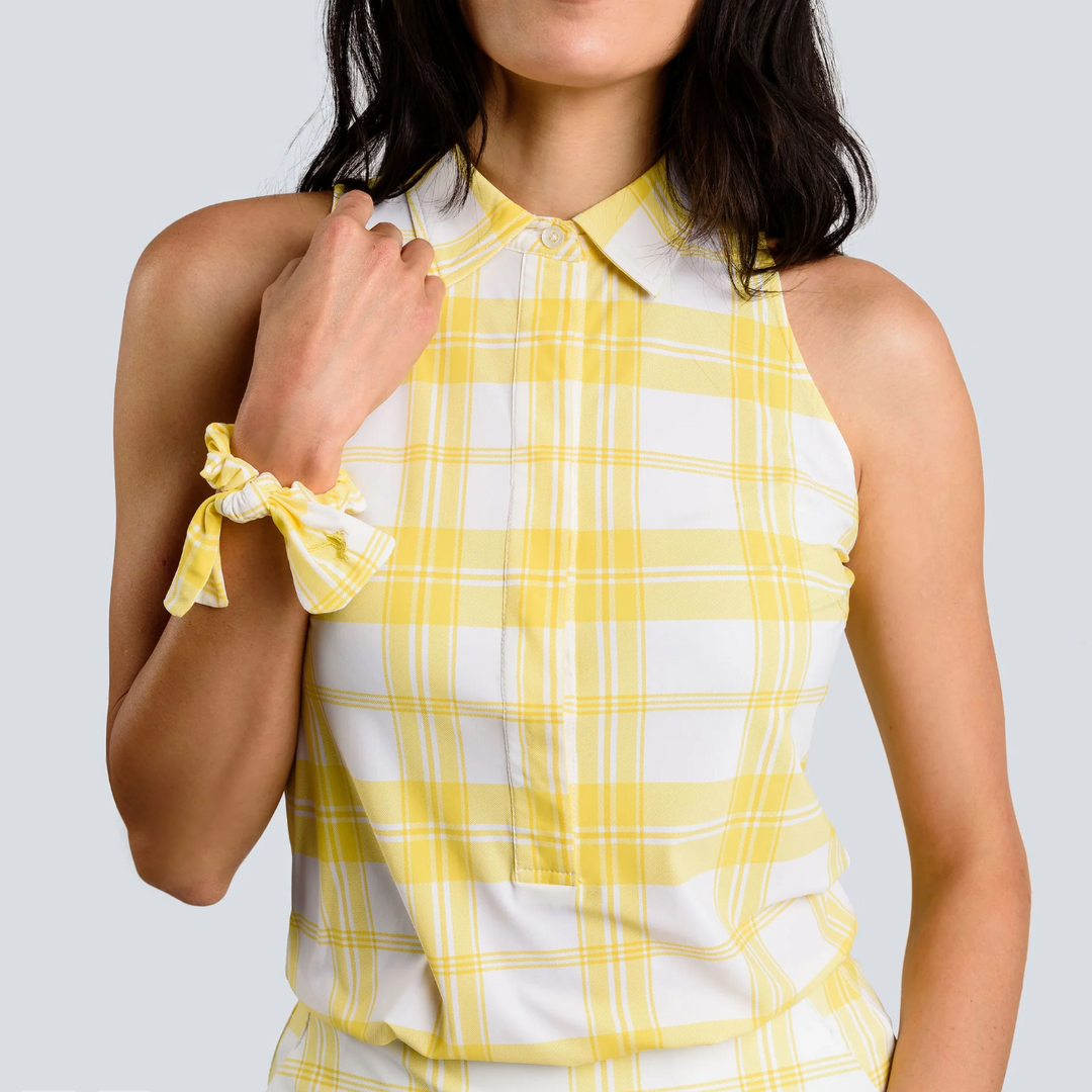 Jayebird Lindy Top - Yellow Plaid - Skorzie