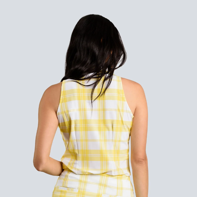 Jayebird Lindy Top - Yellow Plaid - Skorzie