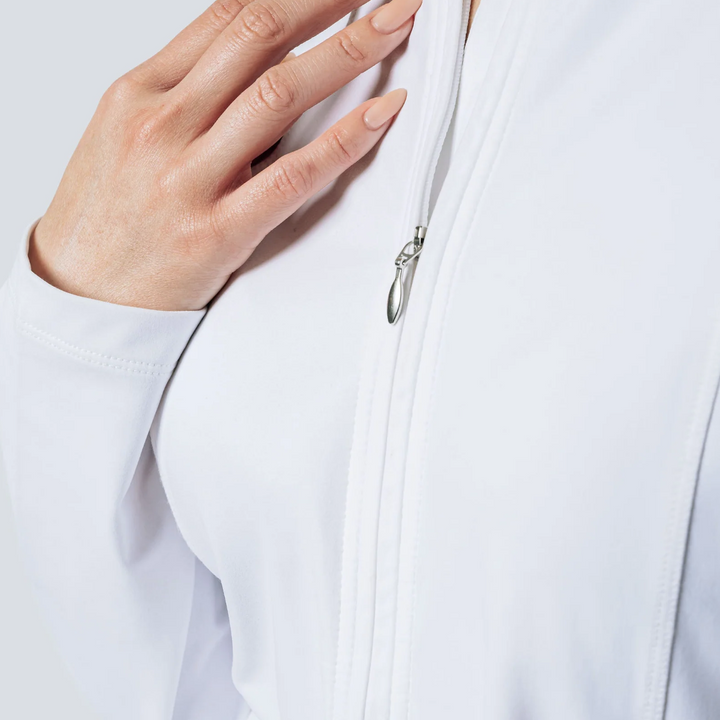 Jayebird Audrey 1/2 Zip Pullover - White