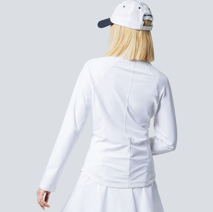 Jayebird Audrey 1/2 Zip Pullover - White