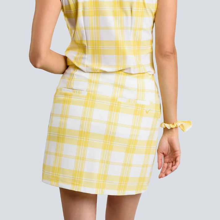 Jayebird Janie Classic Skort - Yellow Plaid