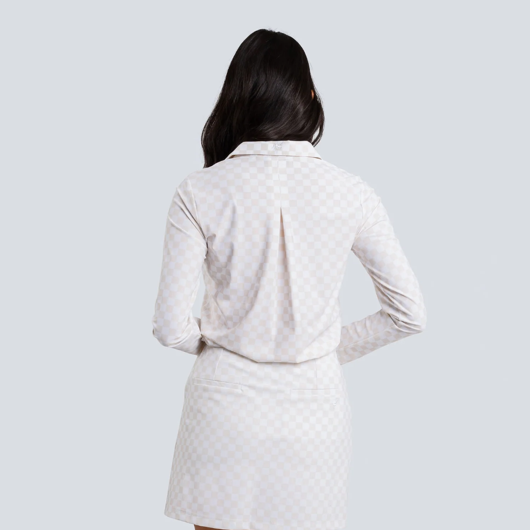 Jayebird Meg Top - Muted Checkerboard - Skorzie