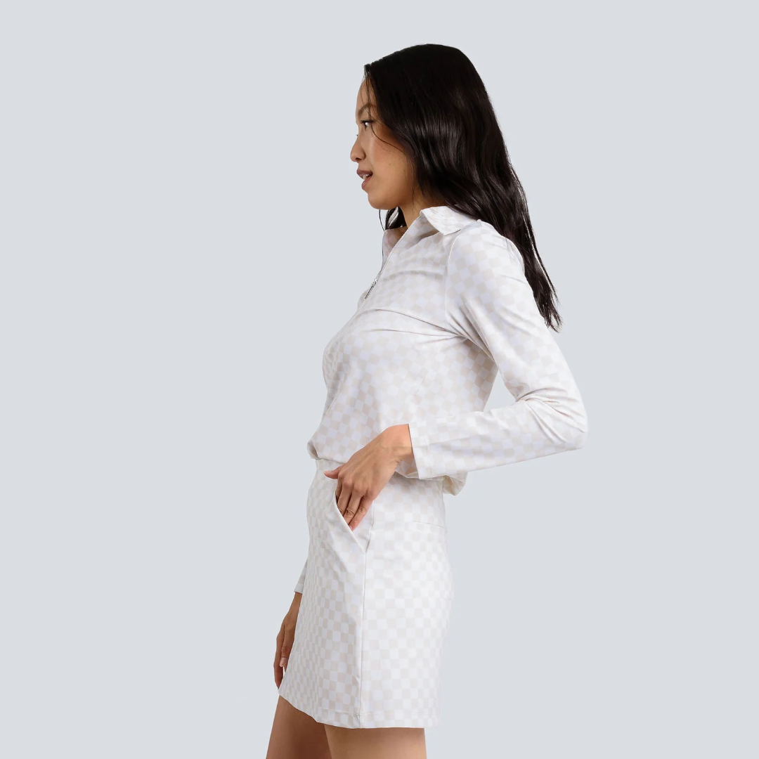 Jayebird Meg Top - Muted Checkerboard - Skorzie