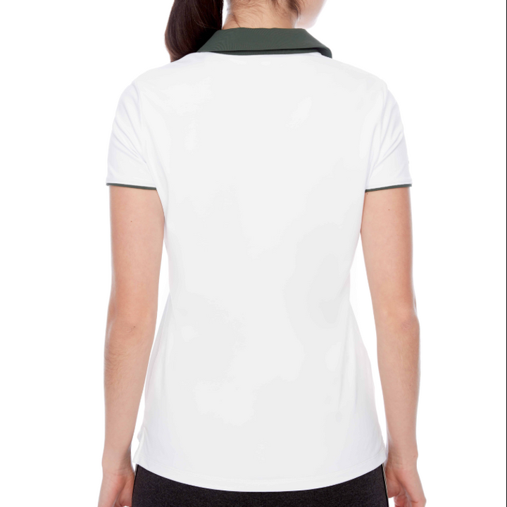 Swing Control V-Neck Velocity Polo - White