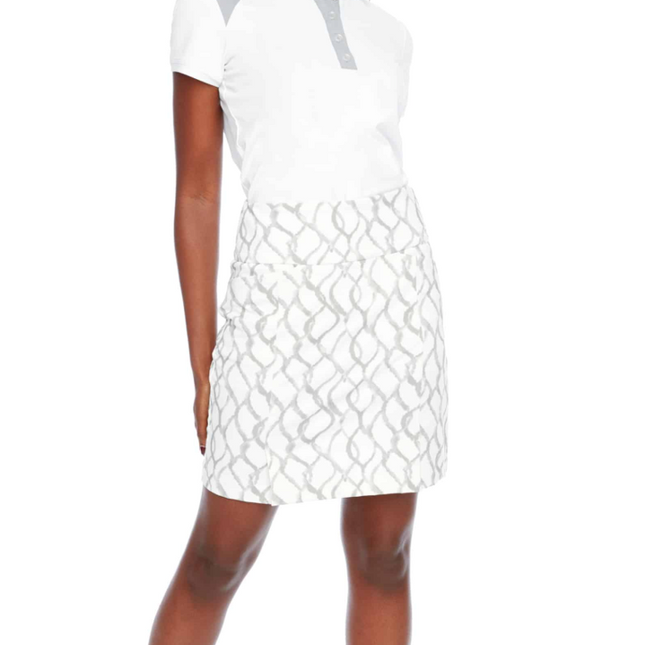 Swing Control Front Pleat Airspun 18" Skort - Infinity Print