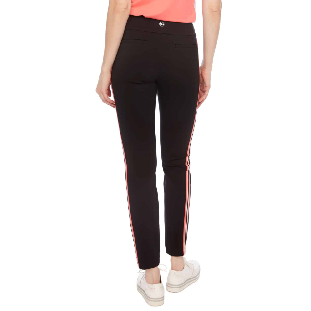 Swing Control Side Stripe Scuba Pant - Black