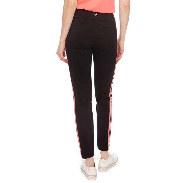 Swing Control Side Stripe Scuba Pant - Black