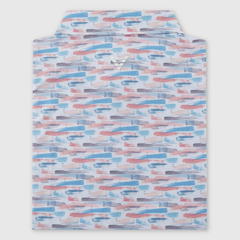 Vivid Golf Men's Polo - Paintbrush - Skorzie