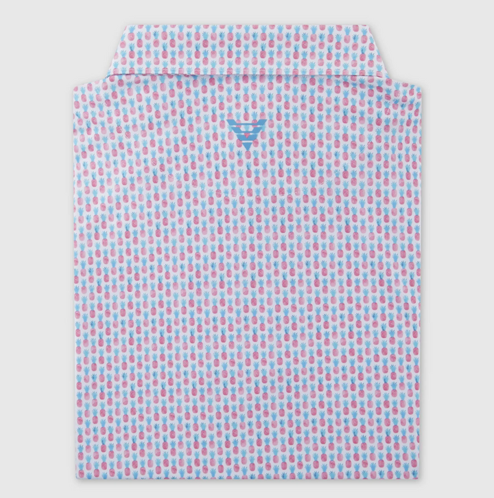 Vivid Golf Men's Polo - Pineapple Grove - Skorzie