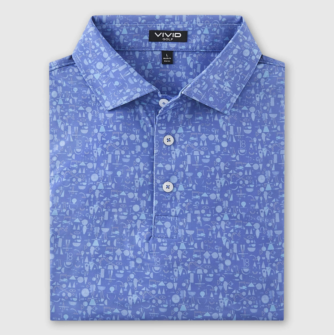 Vivid Golf Men's Polo - Glow Golf - Skorzie