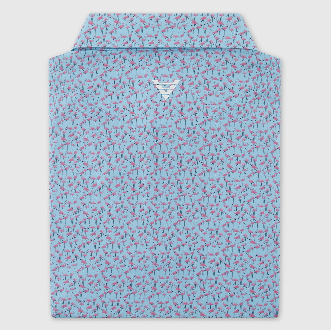 Vivid Golf Men's Polo - Flamboyance - Skorzie