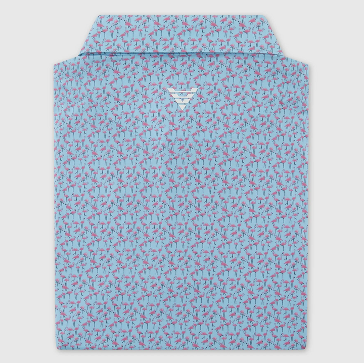 Vivid Golf Men's Polo - Flamboyance - Skorzie