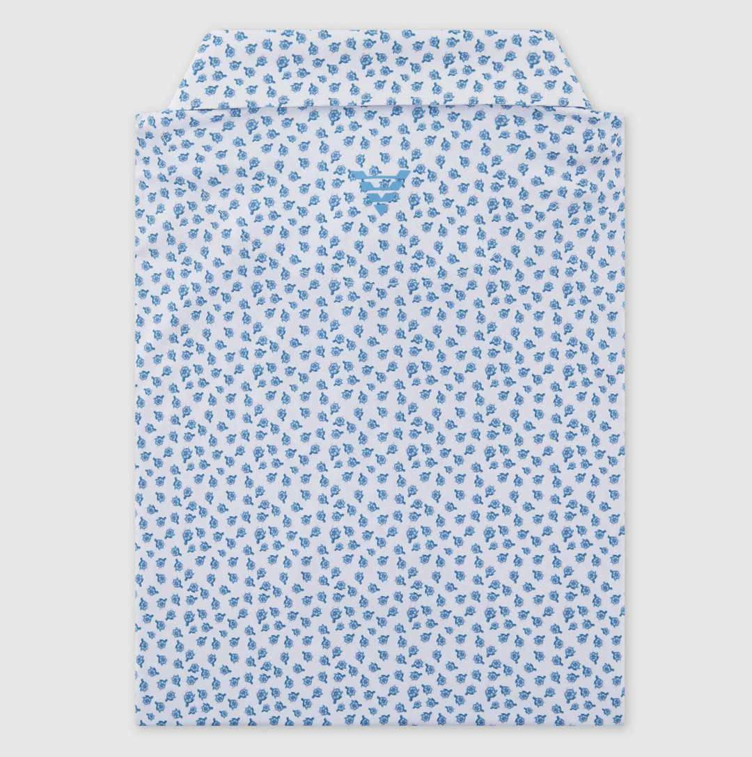 Vivid Golf Men's Polo - Sea Turtle - Skorzie