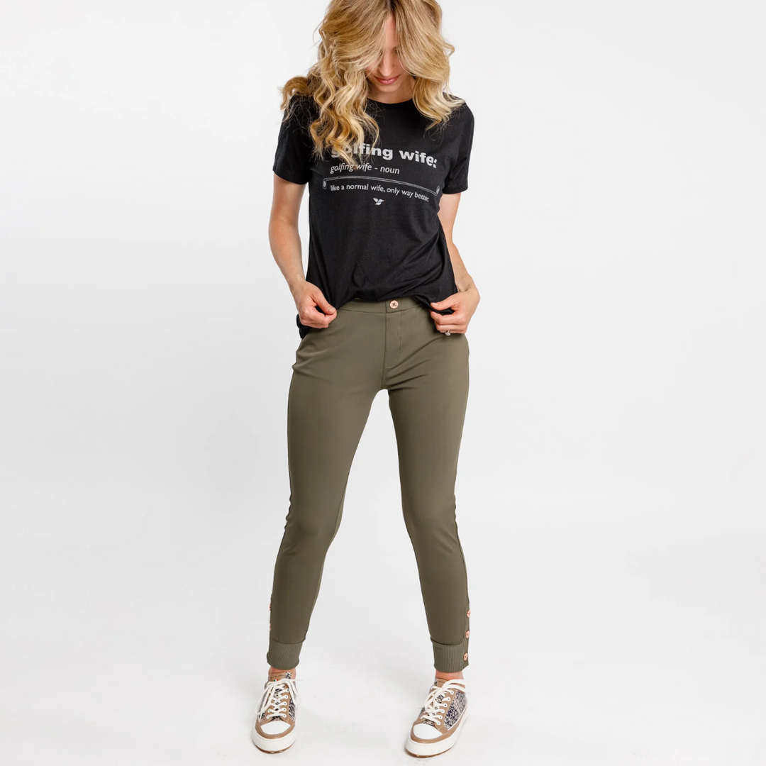 Calliope RC Jogger - Army Green - Skorzie