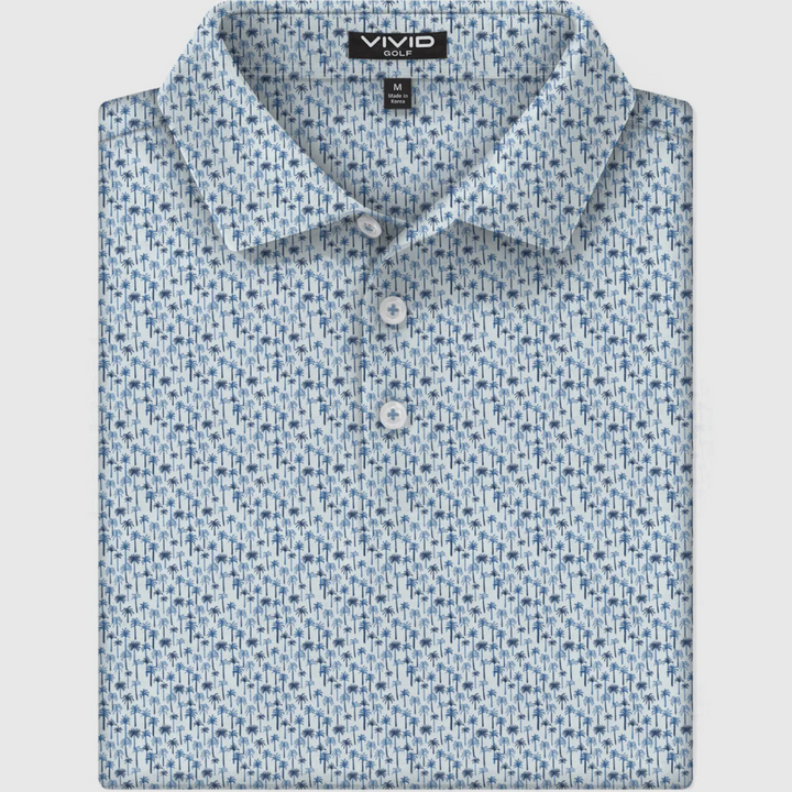 Vivid Golf Men's Polo - Sunset Blvd - Skorzie