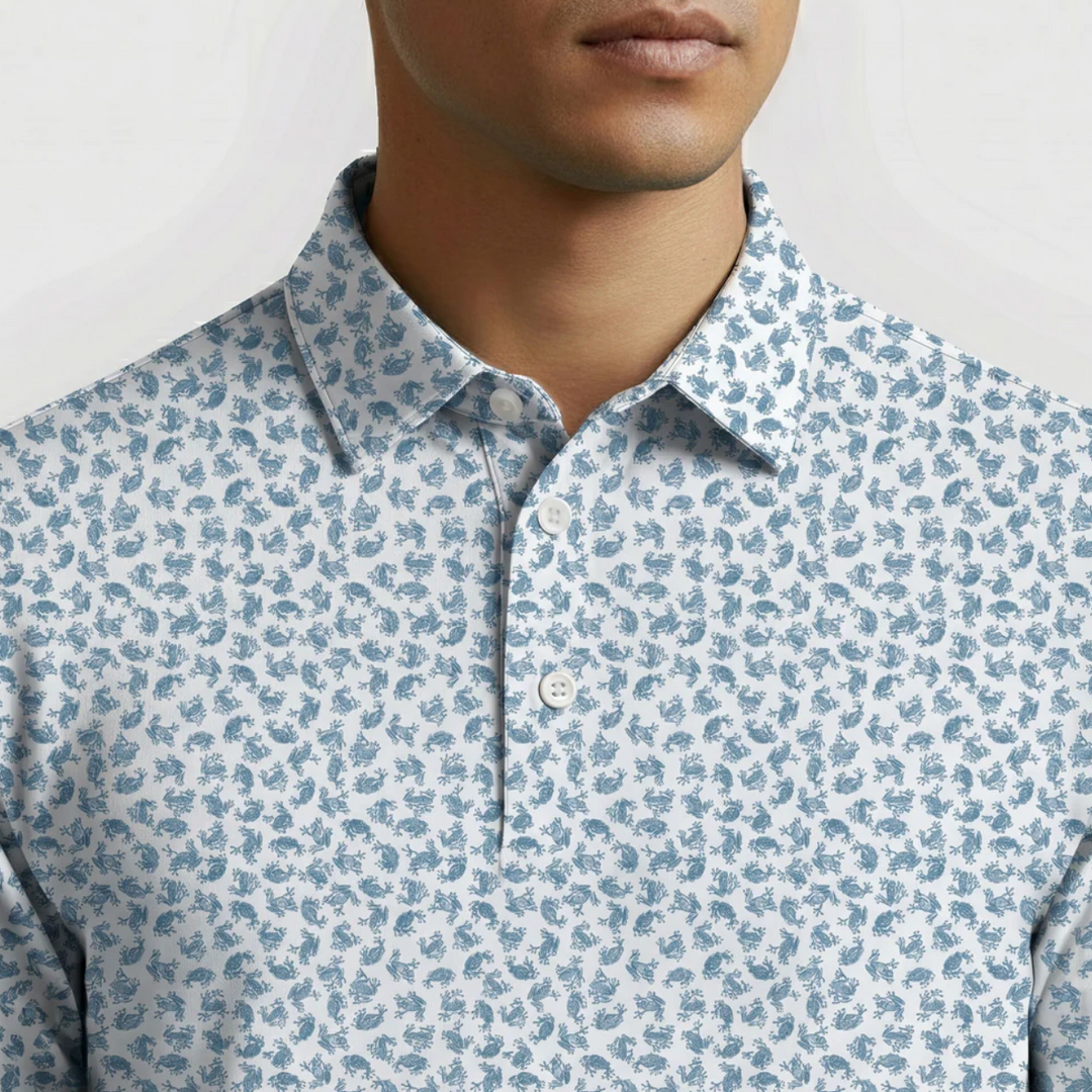 Vivid Golf Men's Polo - The Hopper - Skorzie