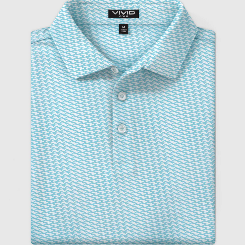 Vivid Golf Men's Polo - Falcon - Skorzie