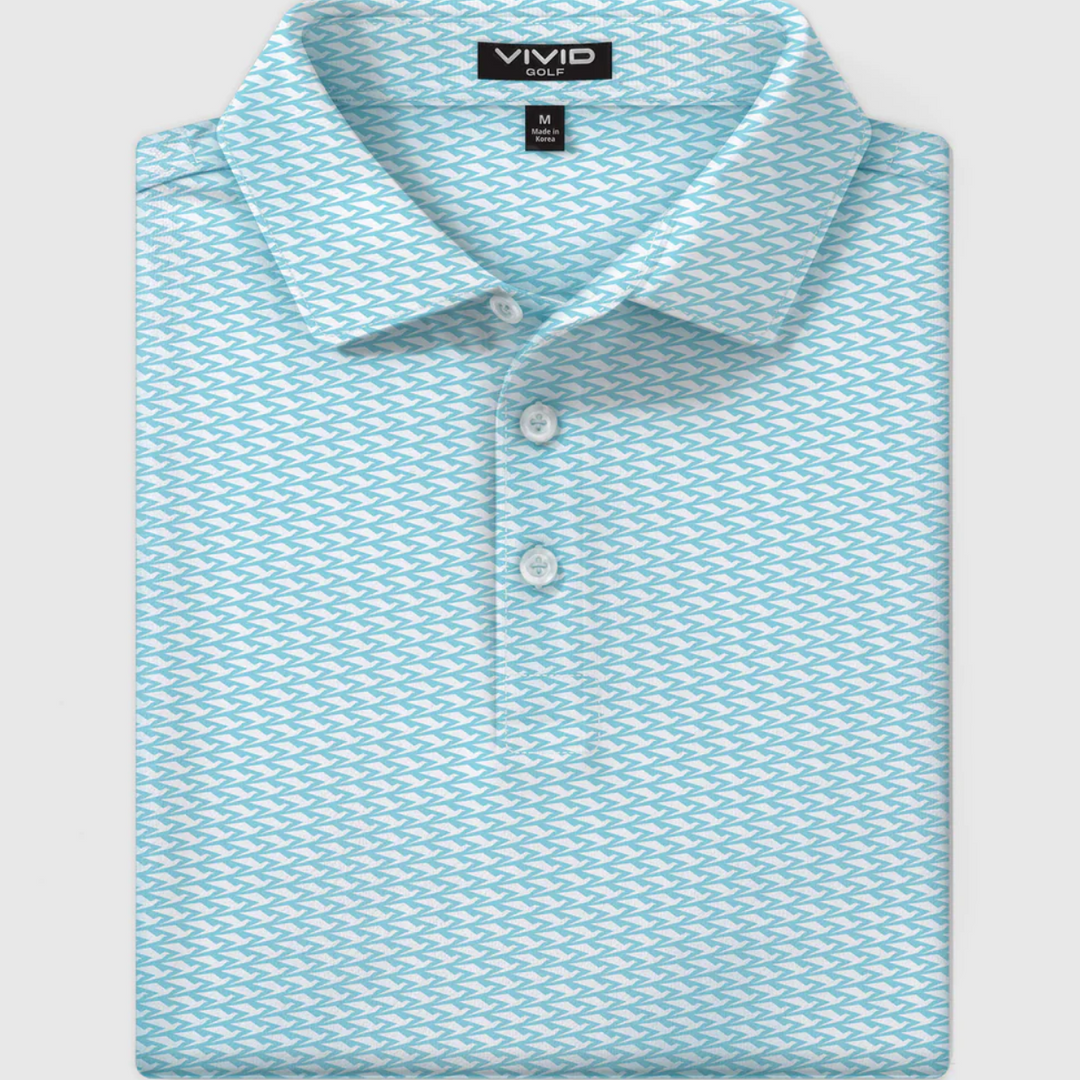 Vivid Golf Men's Polo - Falcon - Skorzie
