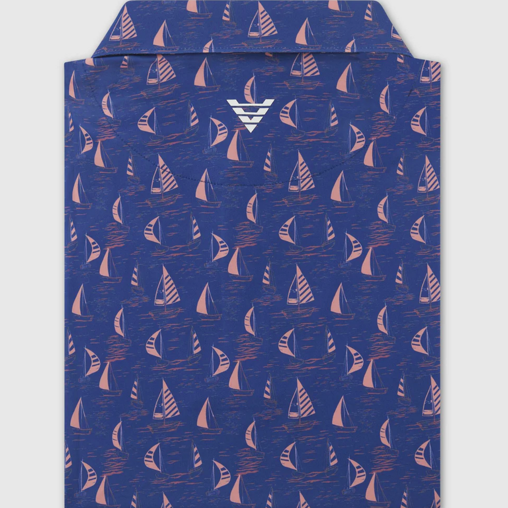 Vivid Golf Men's Polo - Harbor - Skorzie