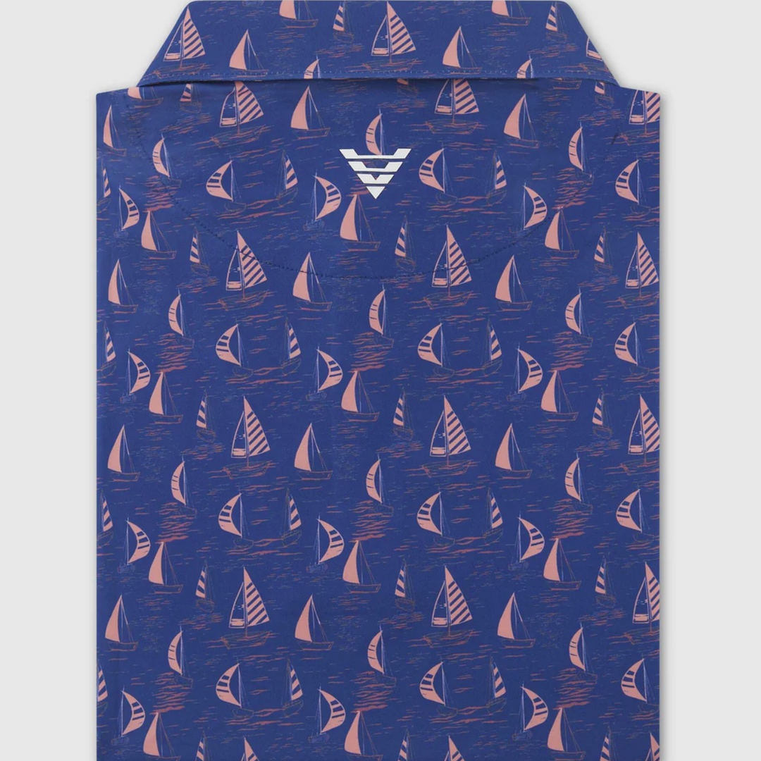 Vivid Golf Men's Polo - Harbor - Skorzie