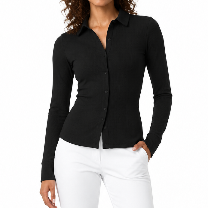 Greyson Women's Cardigan Cleo Button Down Shepherd/Black