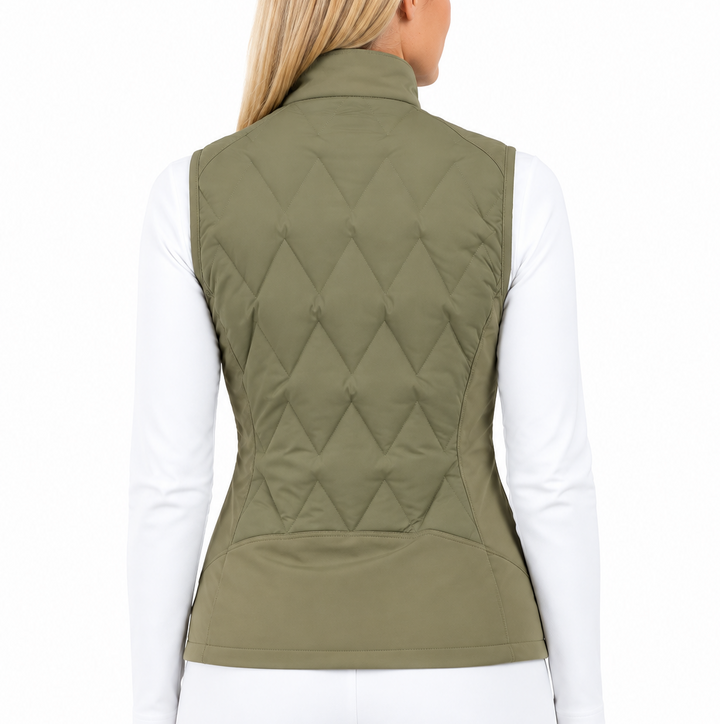 Chervo Women's Golf Vest Esploratrice Green Size XS