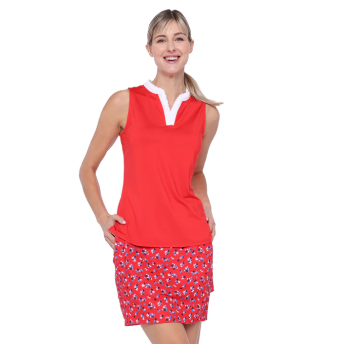 Belyn Key Stacy Sleeveless - Poppy