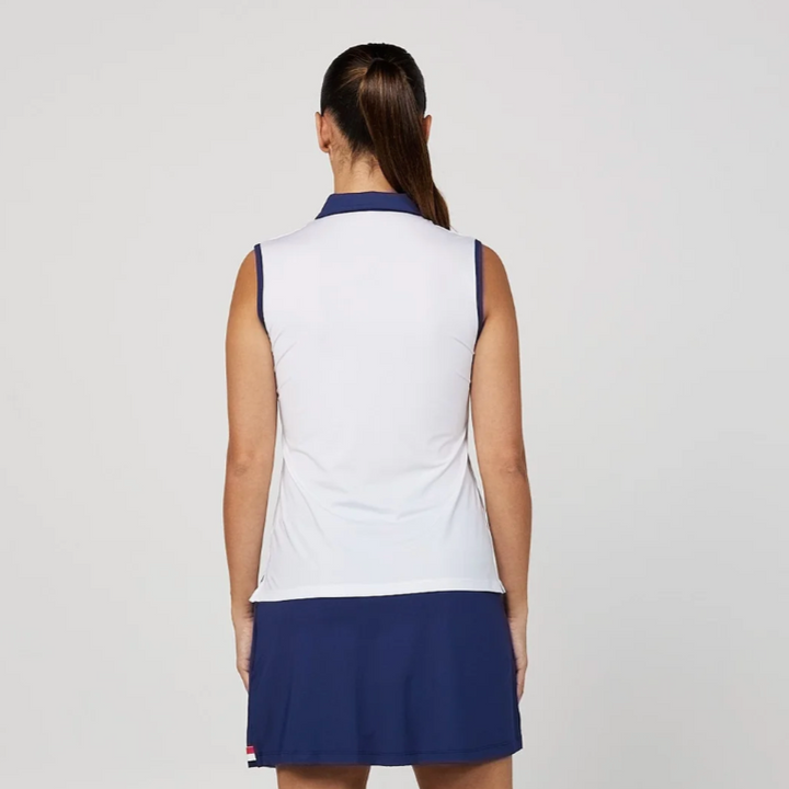 Sofibella Wild Flowers Sleeveless Polo - Mandolina