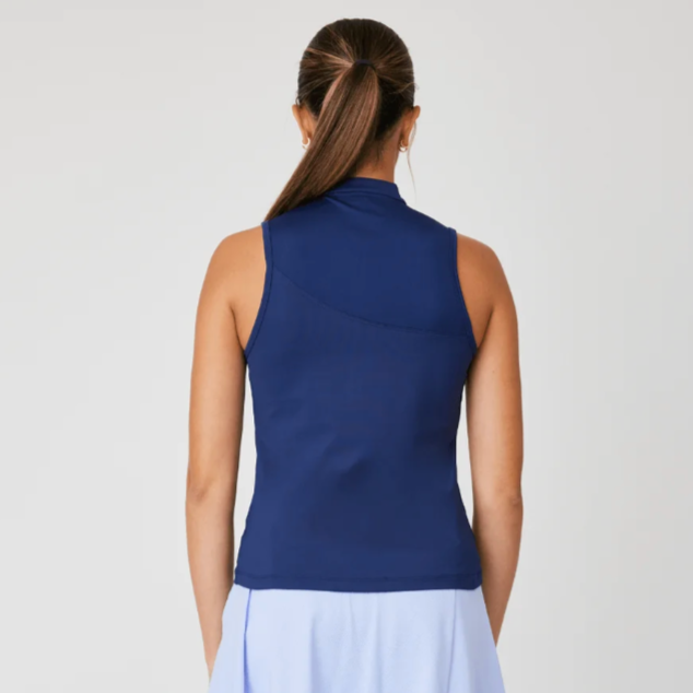 Sofibella Lilac Dream Sleeveless Top - Navy