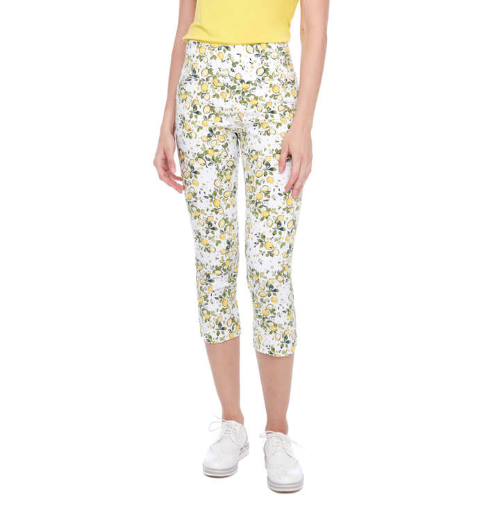 Swing Control Limoncello Petal-Slit Techno Cropped Pant - Limoncello