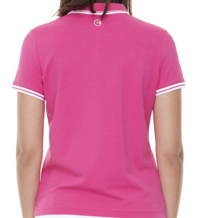 Swing Control Pique Short Sleeve Polo - Bubblegum