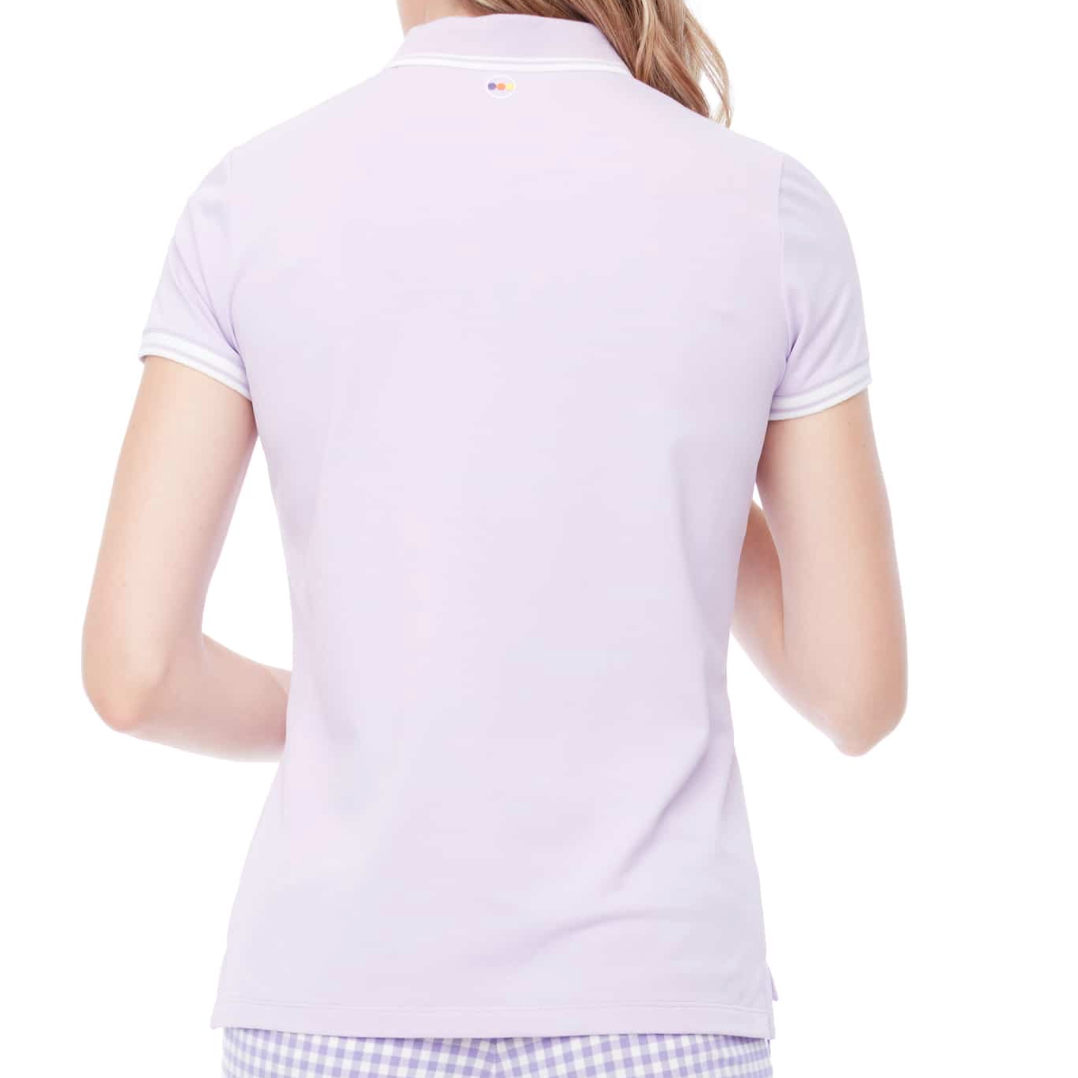 Swing Control Pique Short Sleeve Polo - Lilac