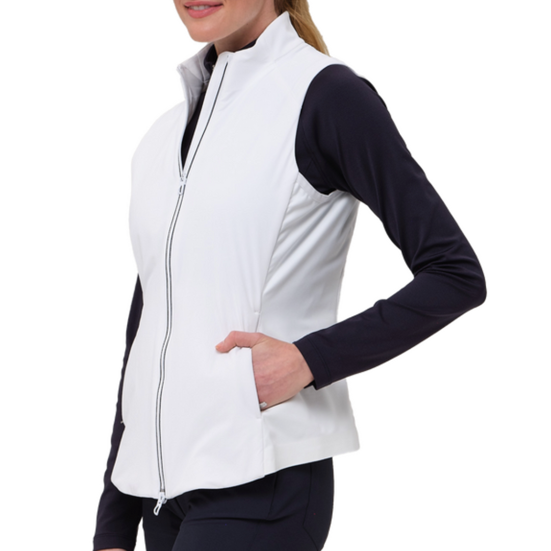 Dunning Blake Insulated Performance Vest - White - Skorzie