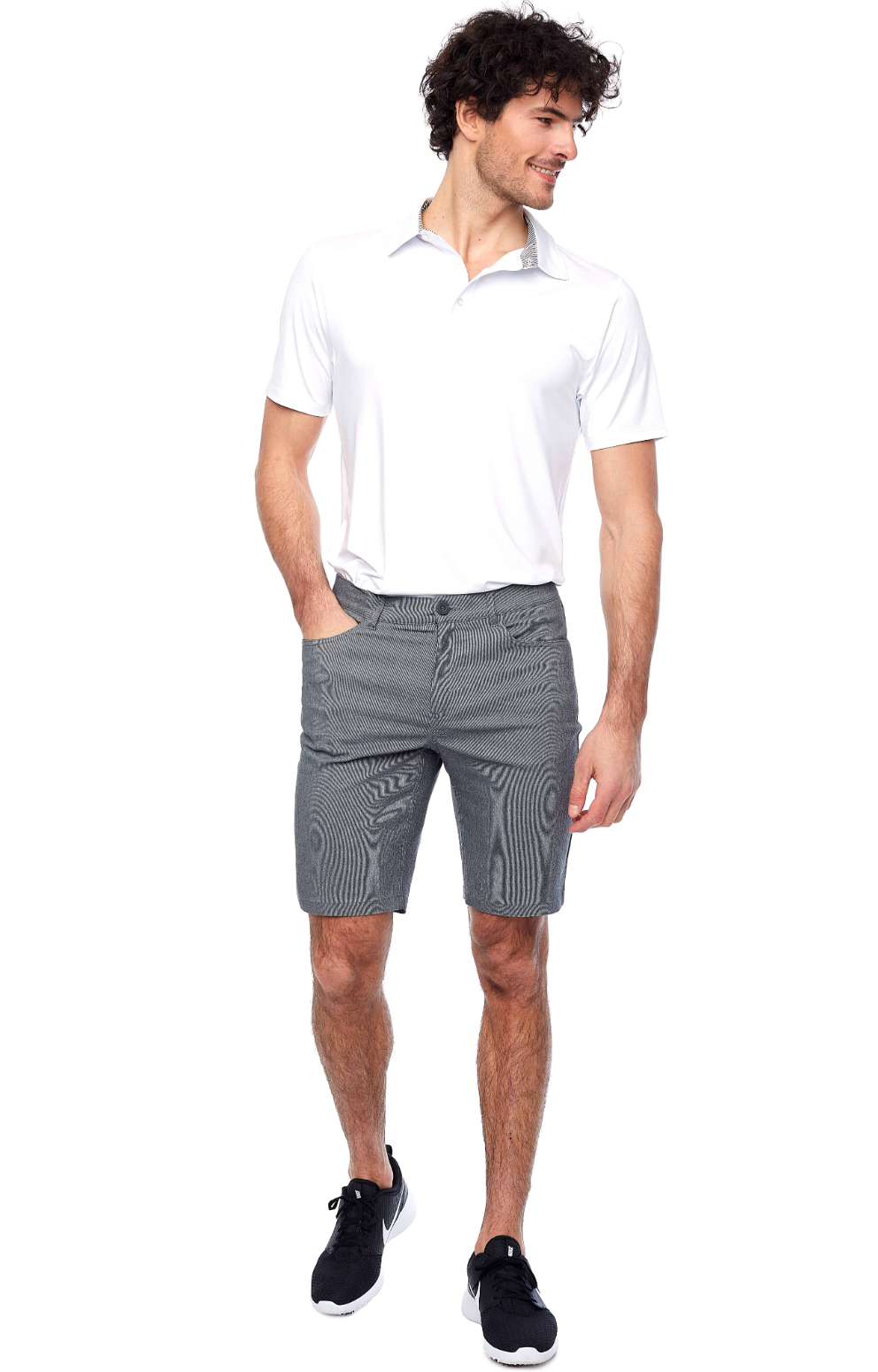 Swing Control Men's Straight Techno Short - Grey - Skorzie