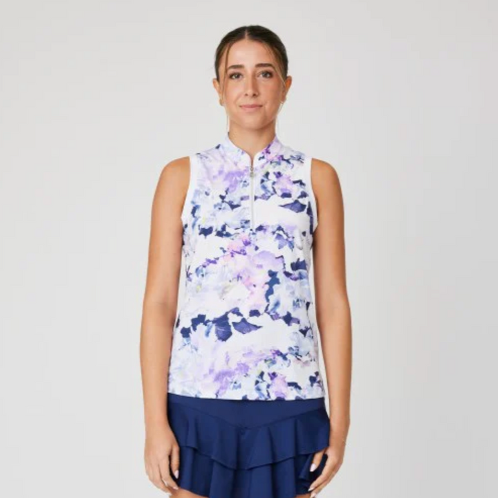 Sofibella Sleeveless Top - Cloud Cover - Skorzie