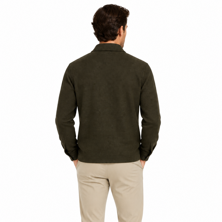 Robert Talbott Men's Jacket Landon Sweater Olive Size L
