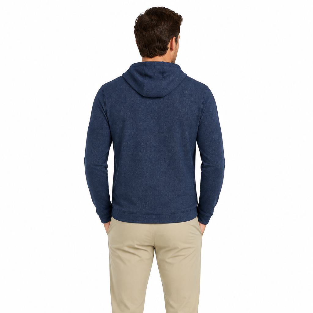 Peter Millar Men's Hoodie Ardent Air Performance Navy Size S