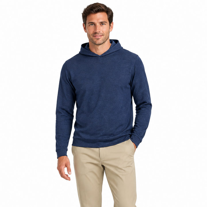 Peter Millar Men's Hoodie Ardent Air Performance Navy Size S