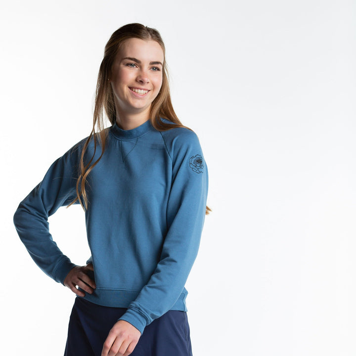 Emma Bamboo Sweatshirt - Cerulean Haze