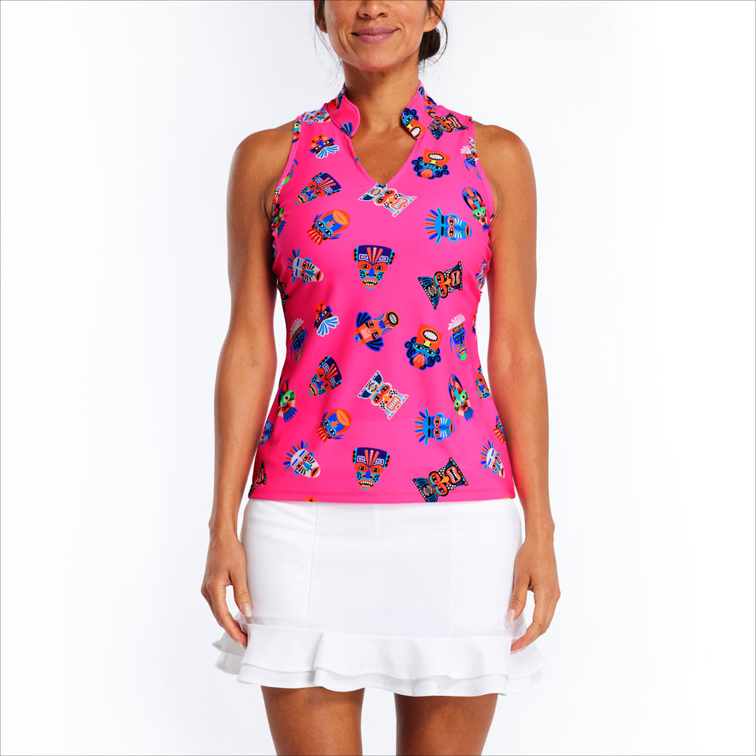 Tzu Tzu Tabitha Sleeveless Top - Tribal - Skorzie